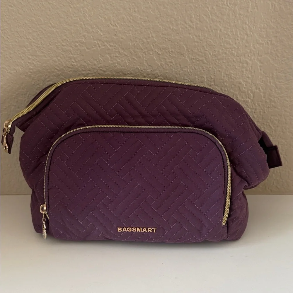 Purple Quilted Women's Bag size large